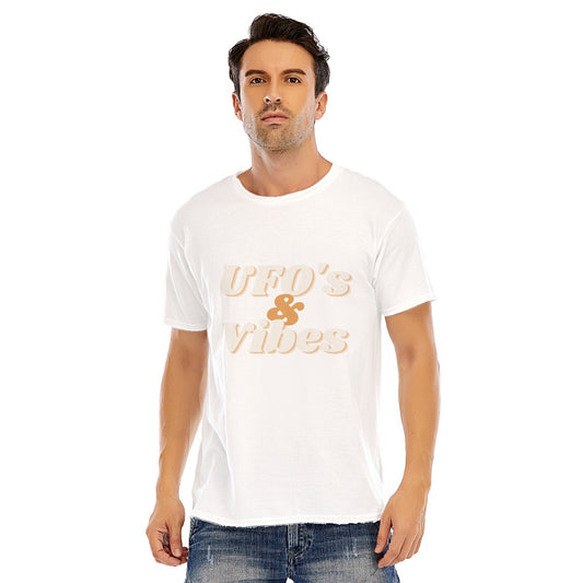 UFOs and vibes Unisex O-neck Short Sleeve T-shirt | 180GSM Cotton (DTF)