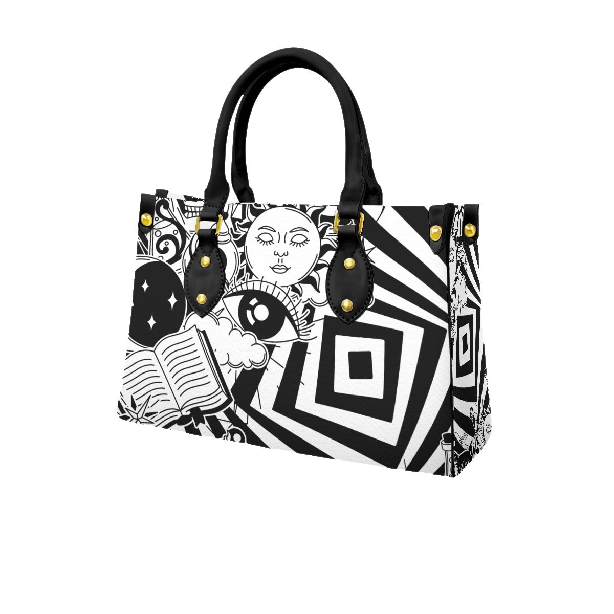 Twilight zone Women's Tote Bag With Black Handle