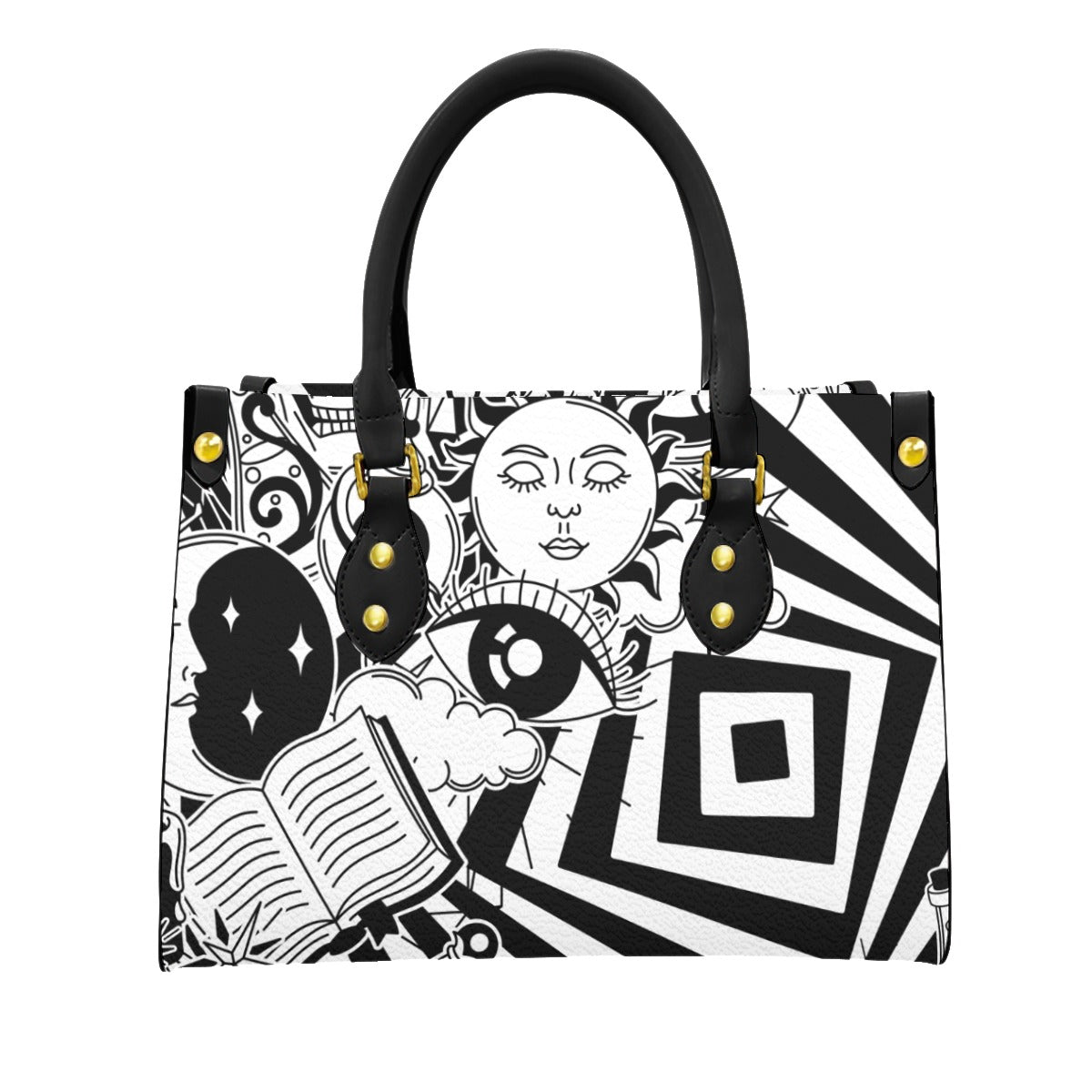 Twilight zone Women's Tote Bag With Black Handle