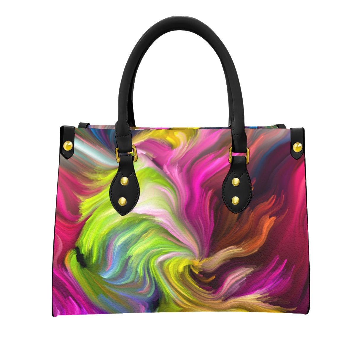 Color blast PU Handbag