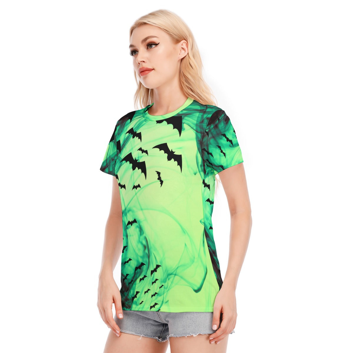 Halloween  Women's Round Neck T-Shirt | 190GSM Cotton