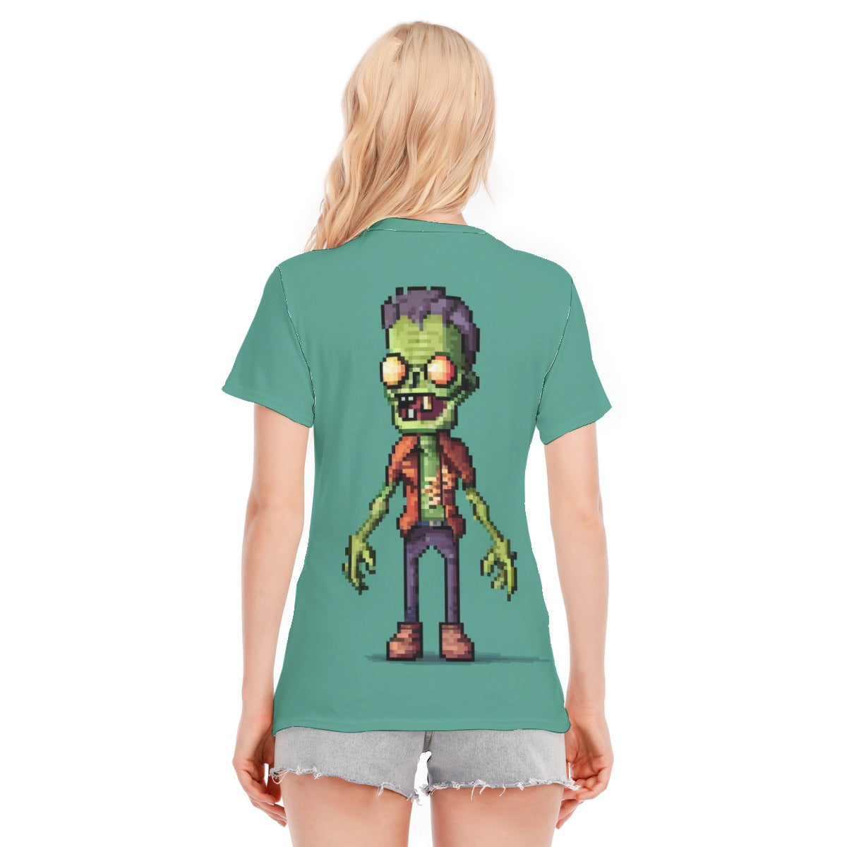 Halloween Women's Round Neck T-Shirt | 190GSM Cotton