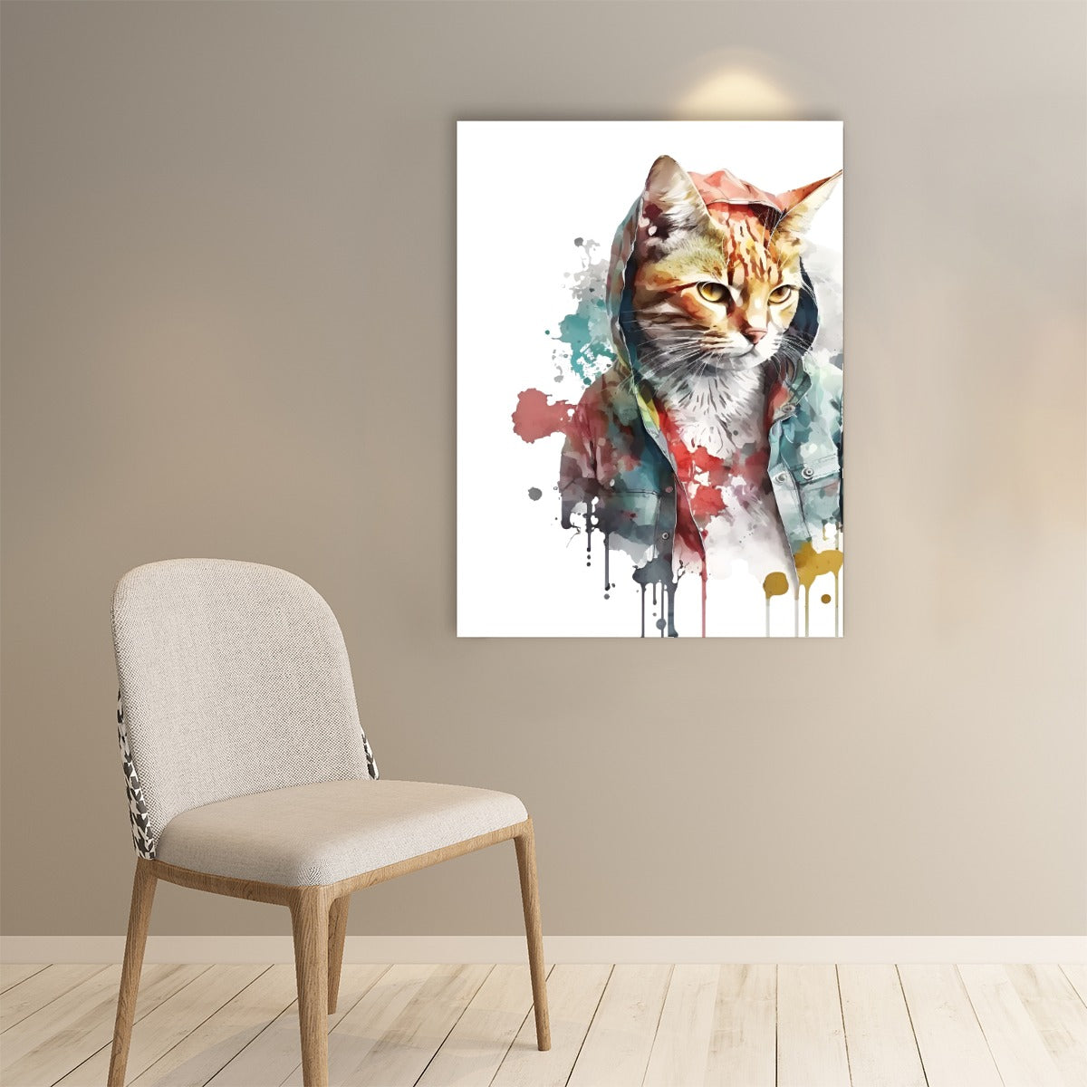 Cat magic Paper poster