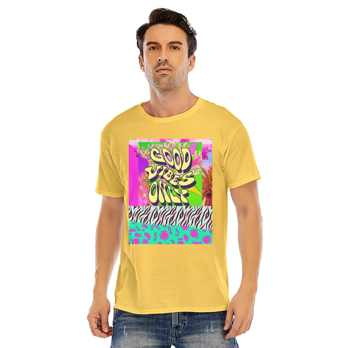 Abstract Unisex O-neck Short Sleeve T-shirt | 180GSM Cotton (DTF)