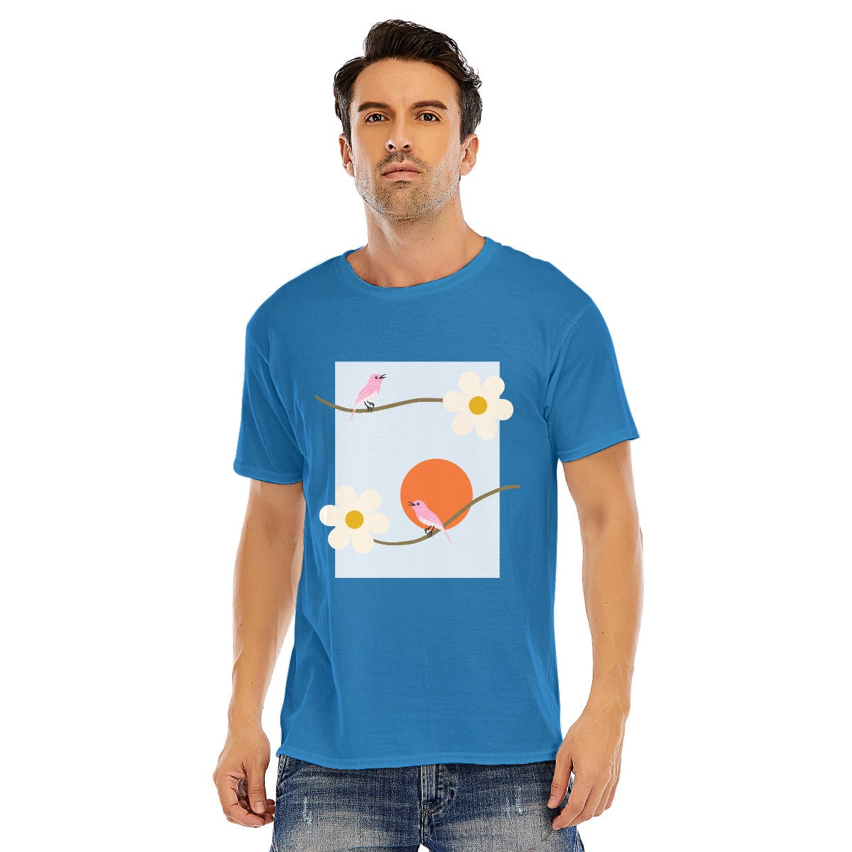 Abstract Unisex O-neck Short Sleeve T-shirt | 180GSM Cotton (DTF)