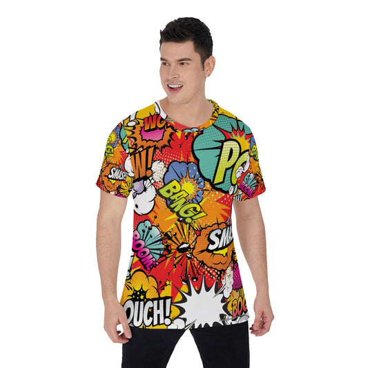 Comic book style  Men's O-Neck T-Shirt