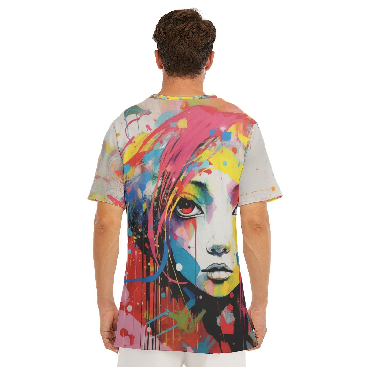 Abstract  O-Neck T-Shirt | 190GSM Cotton