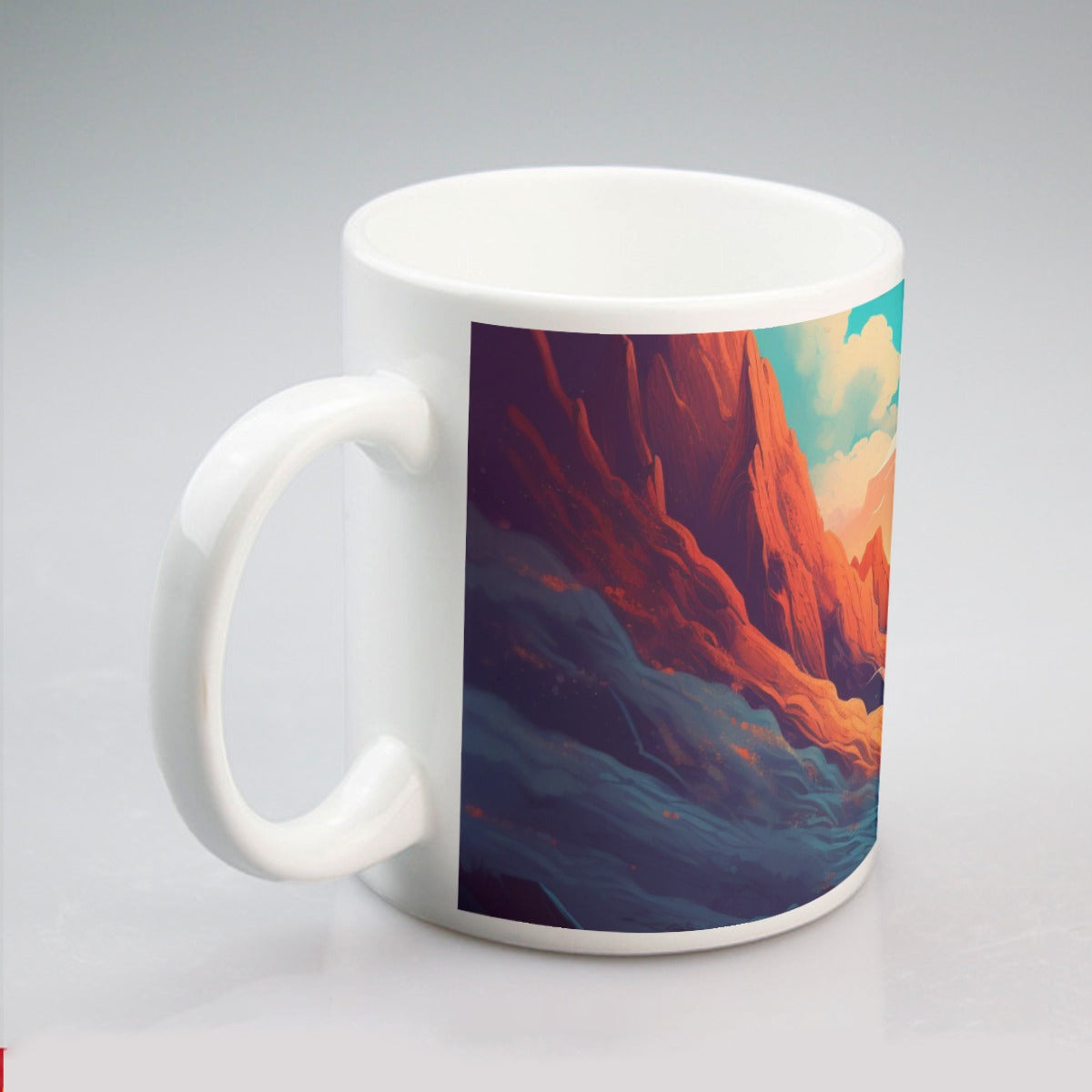 Nature ceramic mug