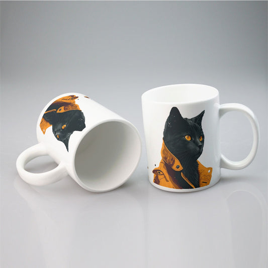 Cat ceramic mug