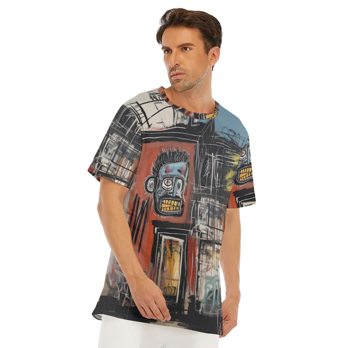 Abstract Art Men's O-Neck T-Shirt | 190GSM Cotton