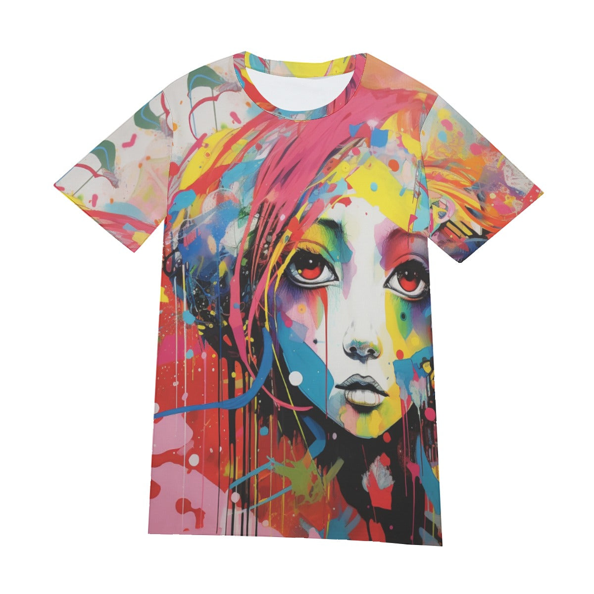 Abstract  O-Neck T-Shirt | 190GSM Cotton