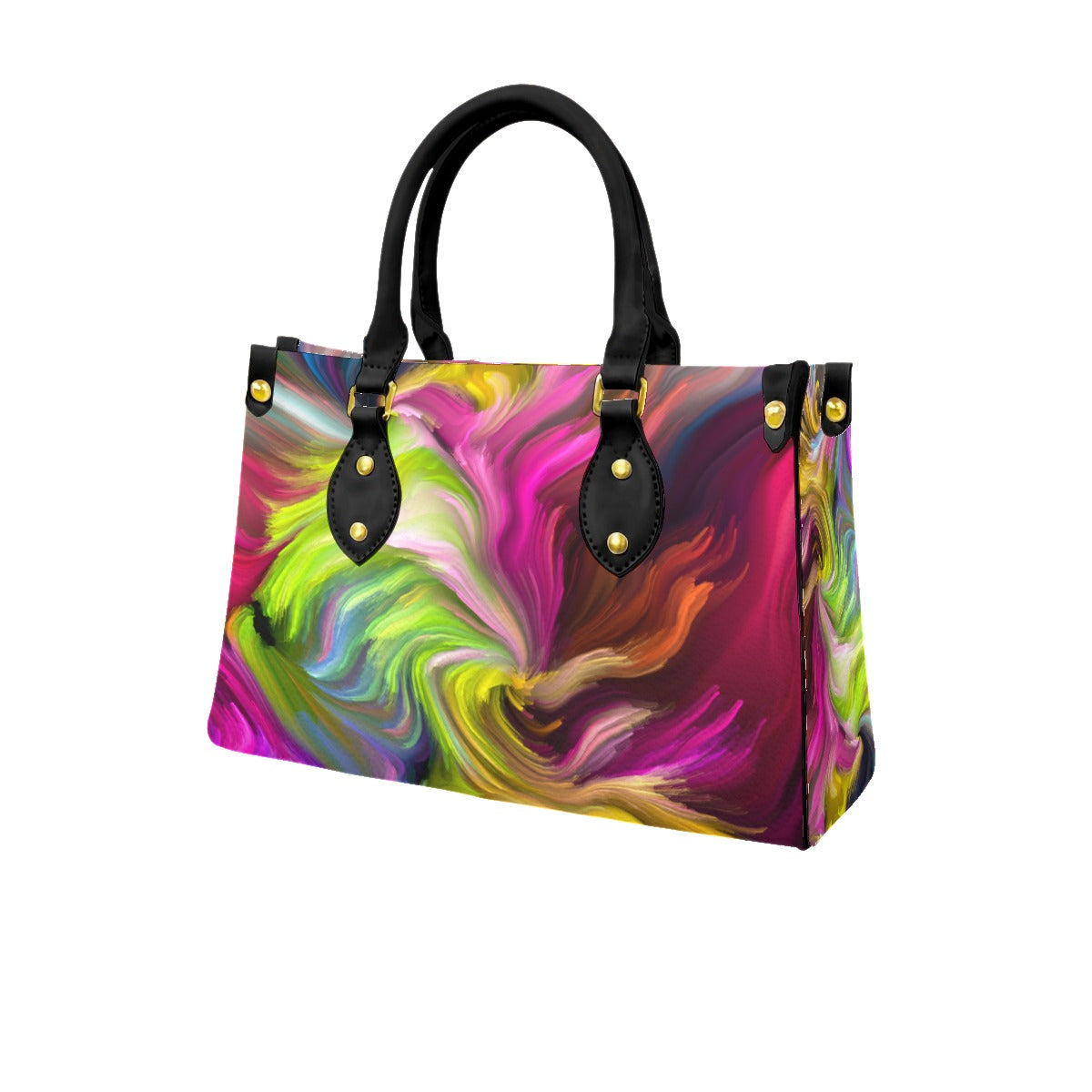 Color blast PU Handbag