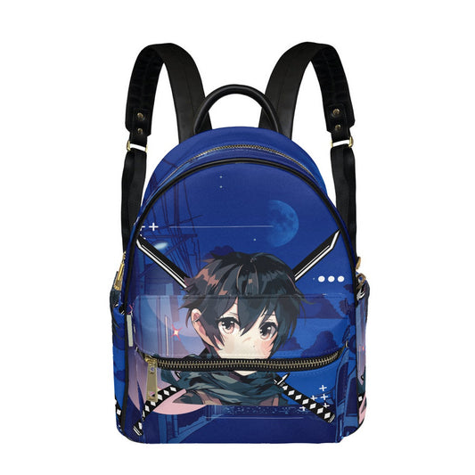 Anime blue Small Size Backpack