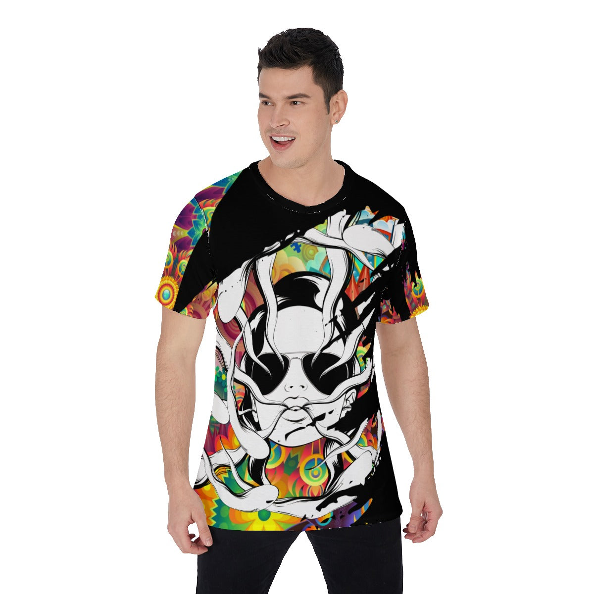 Psychedelic  Men's O-Neck T-Shirt