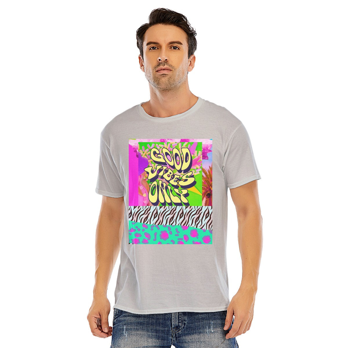 Abstract Unisex O-neck Short Sleeve T-shirt | 180GSM Cotton (DTF)