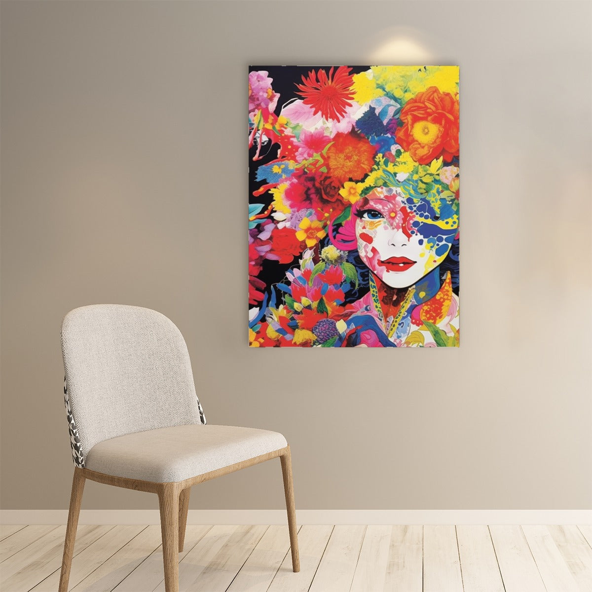 Flower princess Paper poster