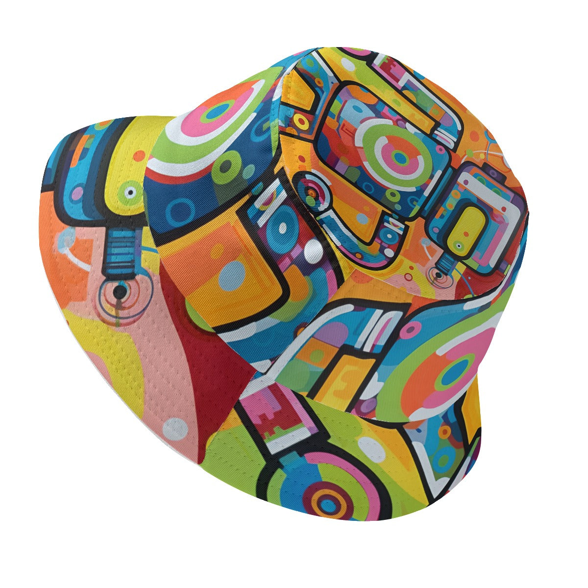 Abstract Bucket hat