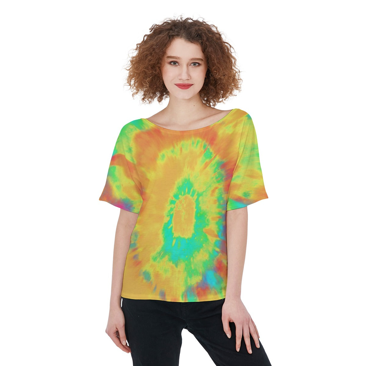 Colorful tie dye All-Over Print Women's T-Shirts