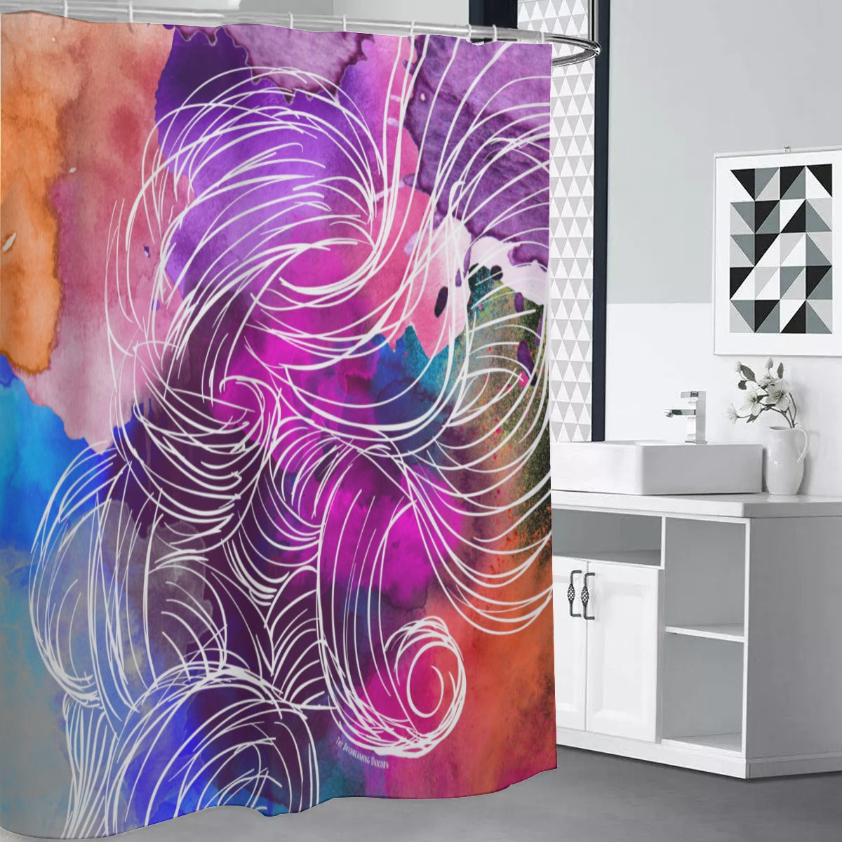 Summer winds Shower Curtain