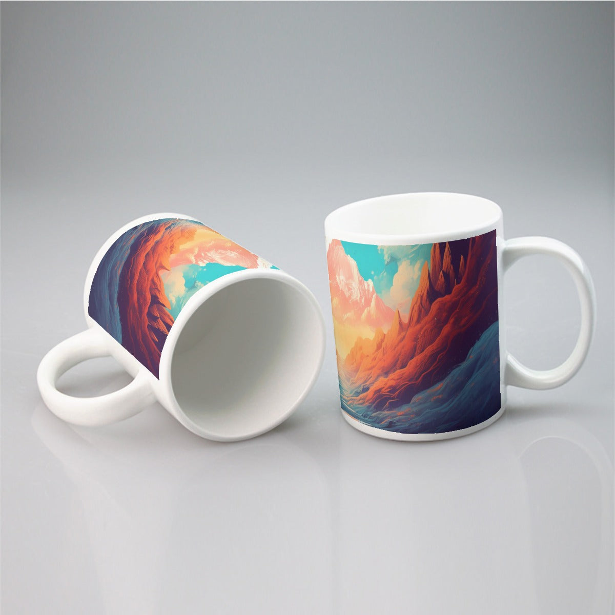 Nature ceramic mug