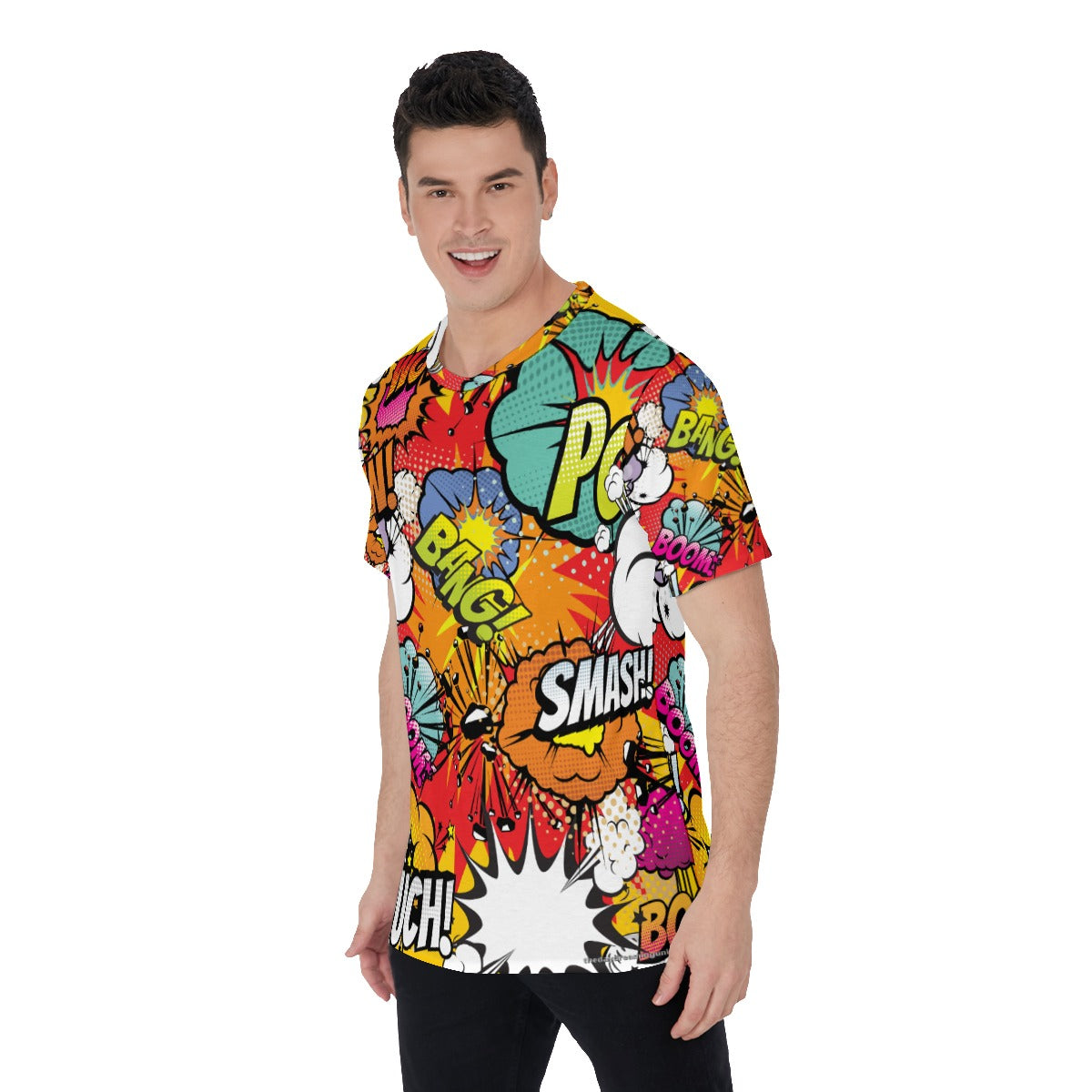 Comic book style  Men's O-Neck T-Shirt