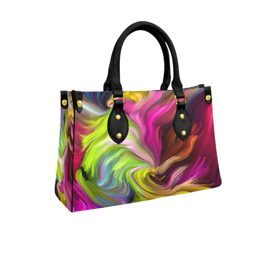 Color blast PU Handbag