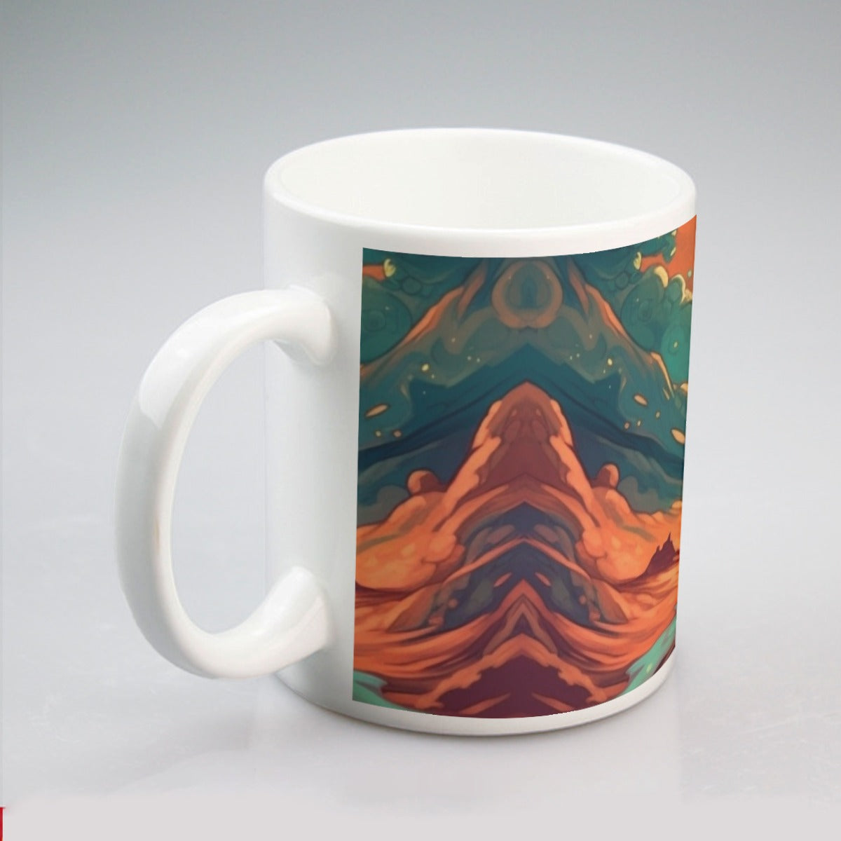 Rider ceramic mug