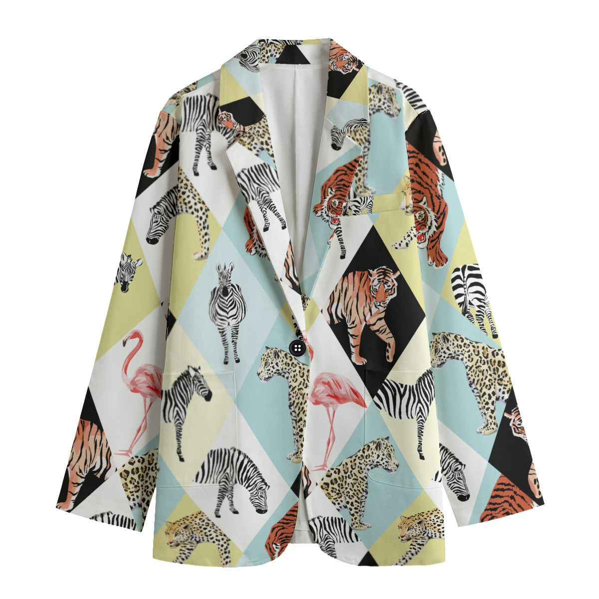 Abstract Women's Leisure Fashion Blazer