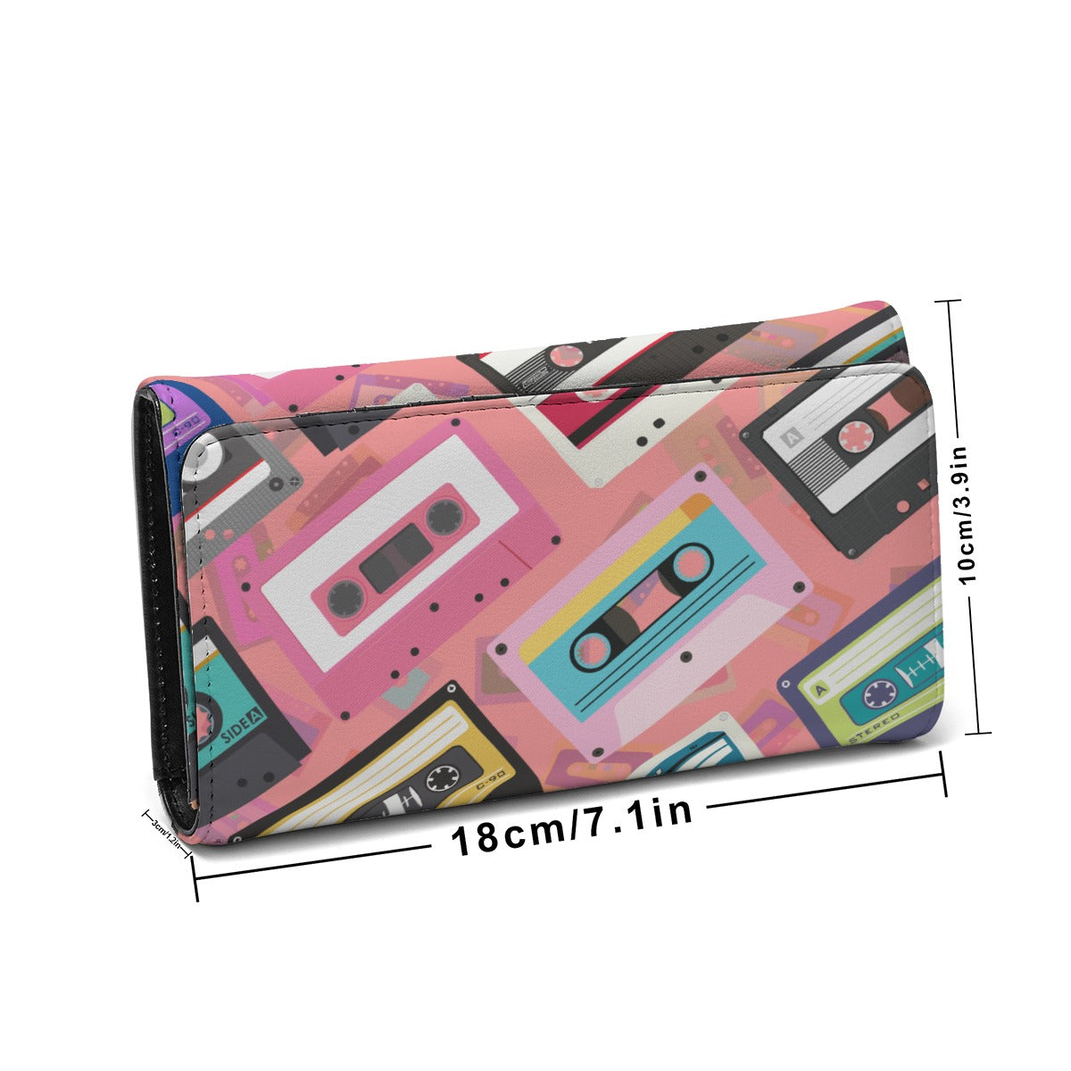 Cassette tape Foldable Wallet