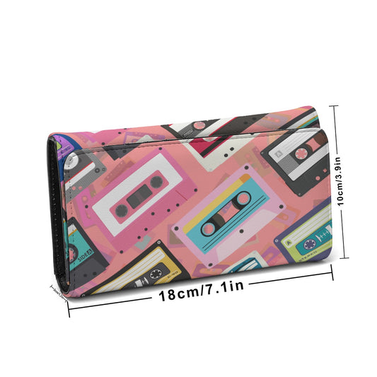 Cassette tape Foldable Wallet