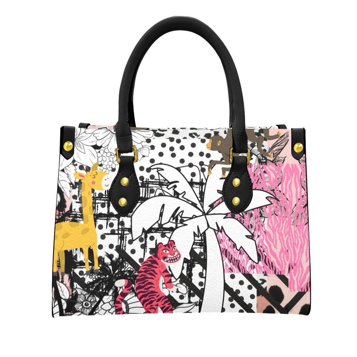 Contemporary Jungle  PU Handbag