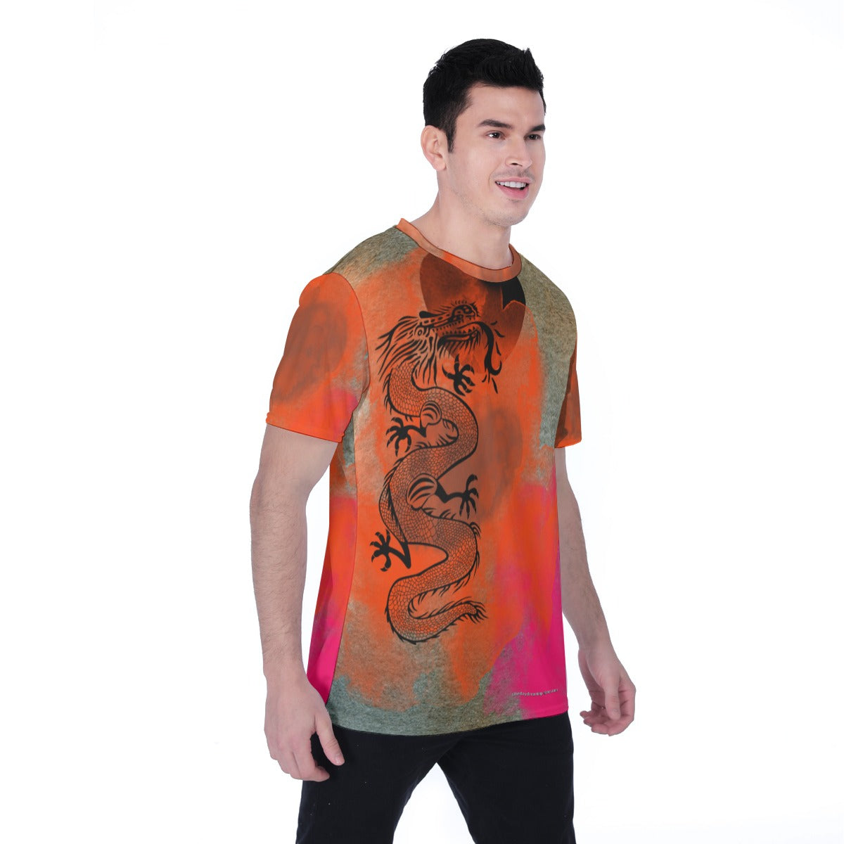 Dragon sun Men's T-shirt | Birdseye