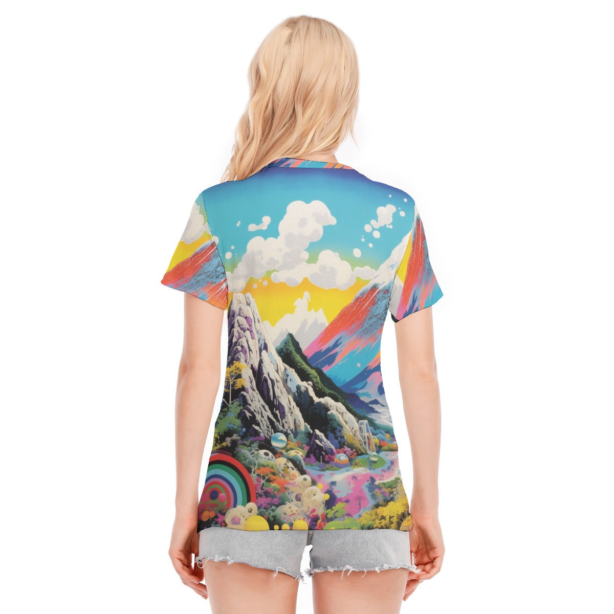 Dream world  Women's Round Neck T-Shirt | 190GSM Cotton