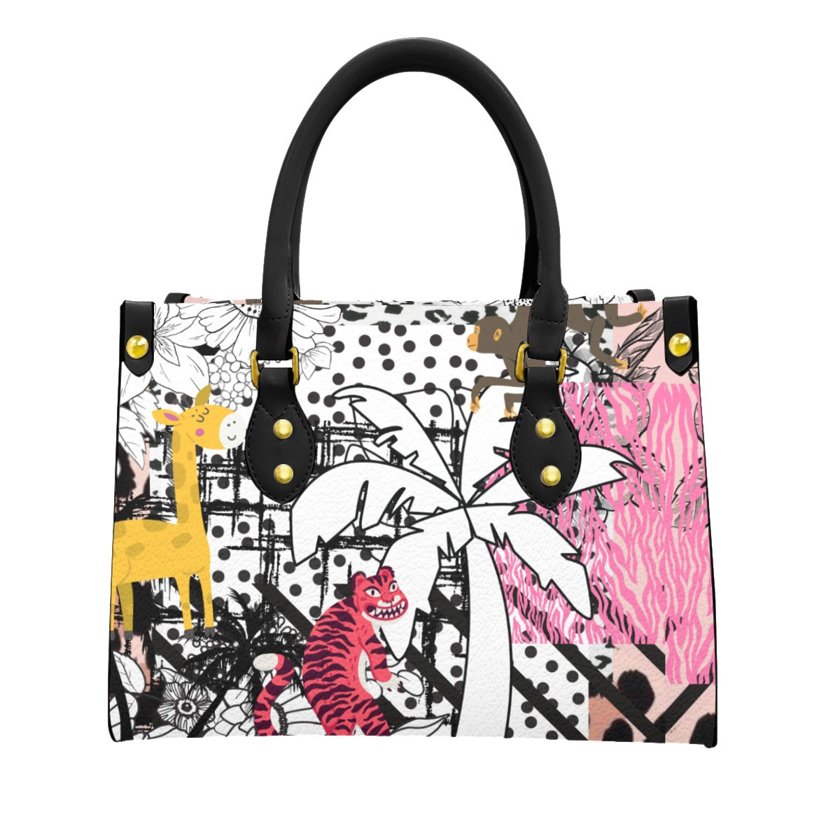 Contemporary Jungle  PU Handbag