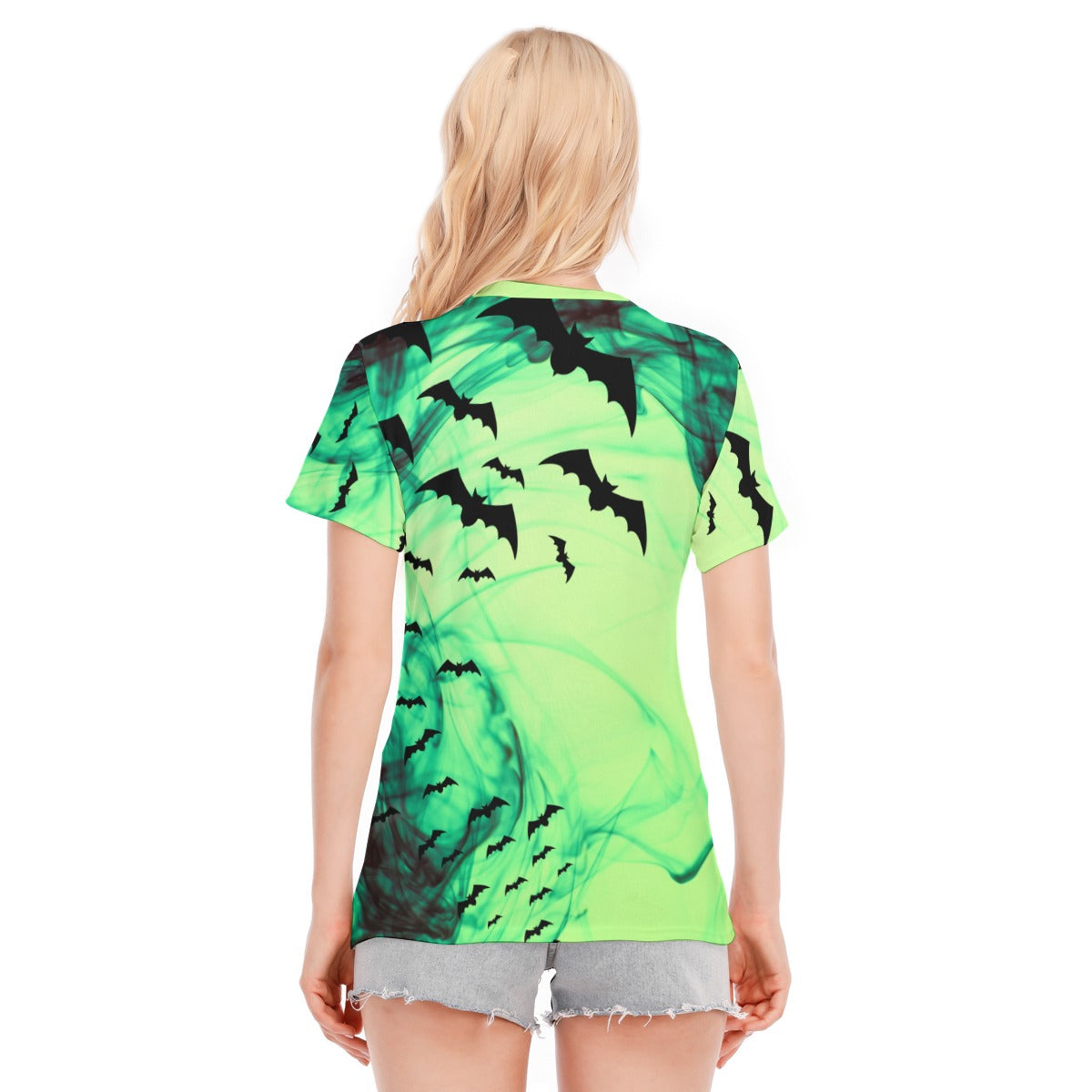 Halloween  Women's Round Neck T-Shirt | 190GSM Cotton