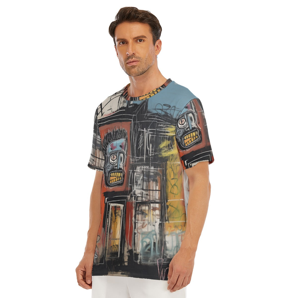 Abstract Art Men's O-Neck T-Shirt | 190GSM Cotton