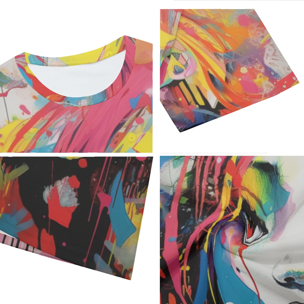 Abstract  O-Neck T-Shirt | 190GSM Cotton