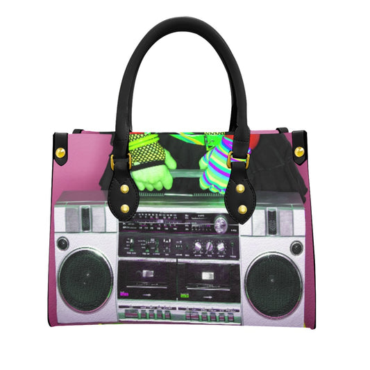 Boom box PU Handbag