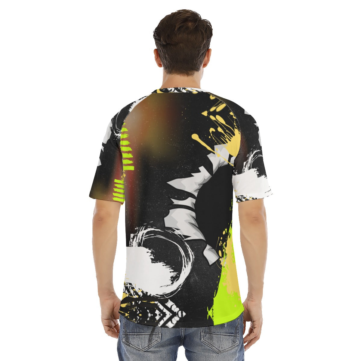 Abstract All-Over Print Men's O-neck Short Sleeve T-shirt