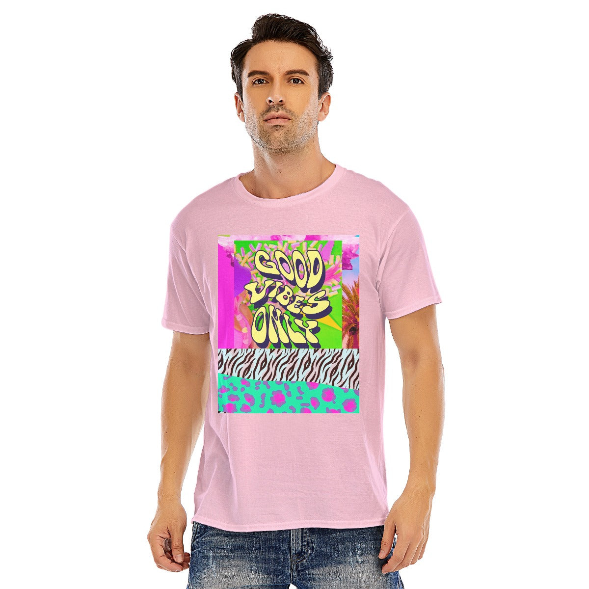 Abstract Unisex O-neck Short Sleeve T-shirt | 180GSM Cotton (DTF)