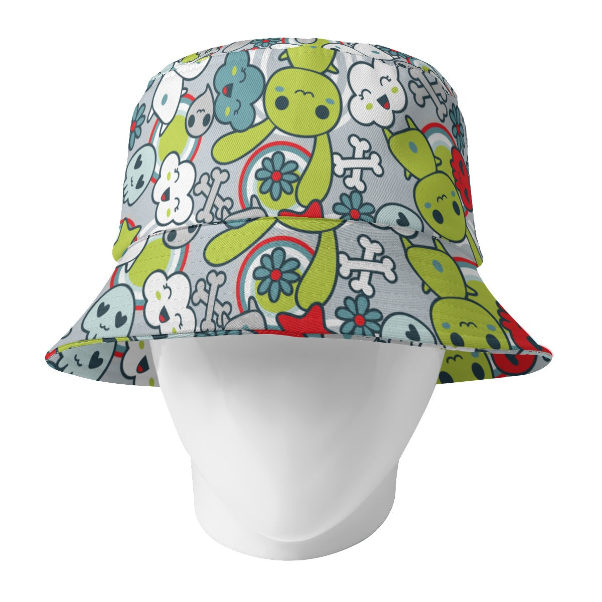 Bunny Double-Side Printing Bucket hat