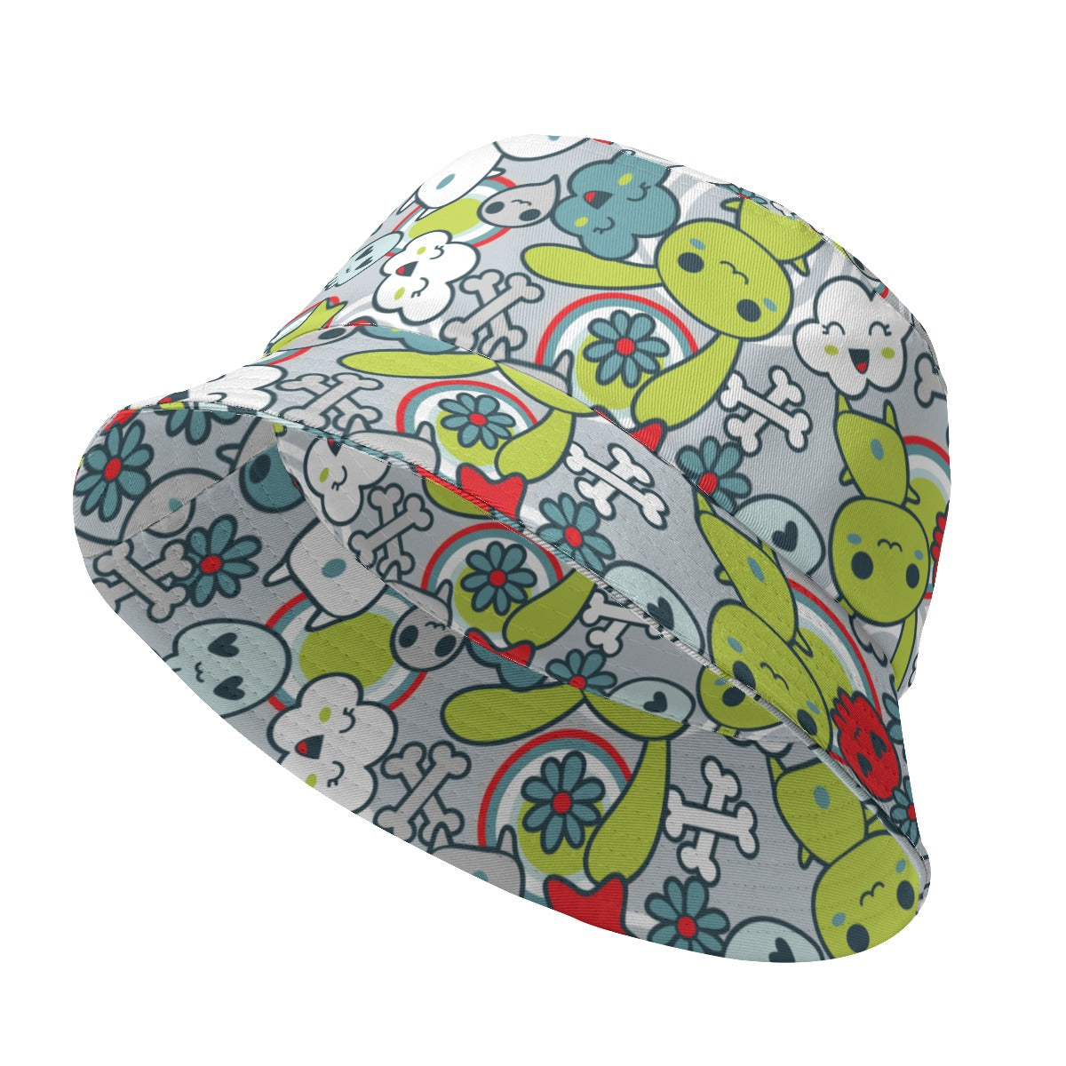 Bunny Double-Side Printing Bucket hat