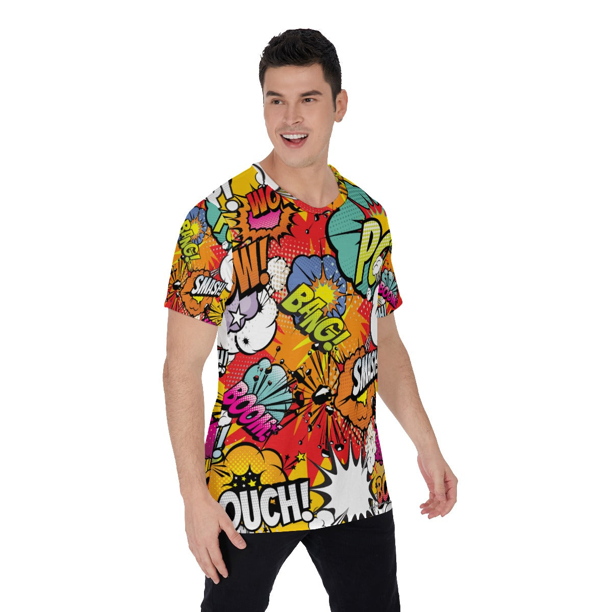 Comic book style  Men's O-Neck T-Shirt