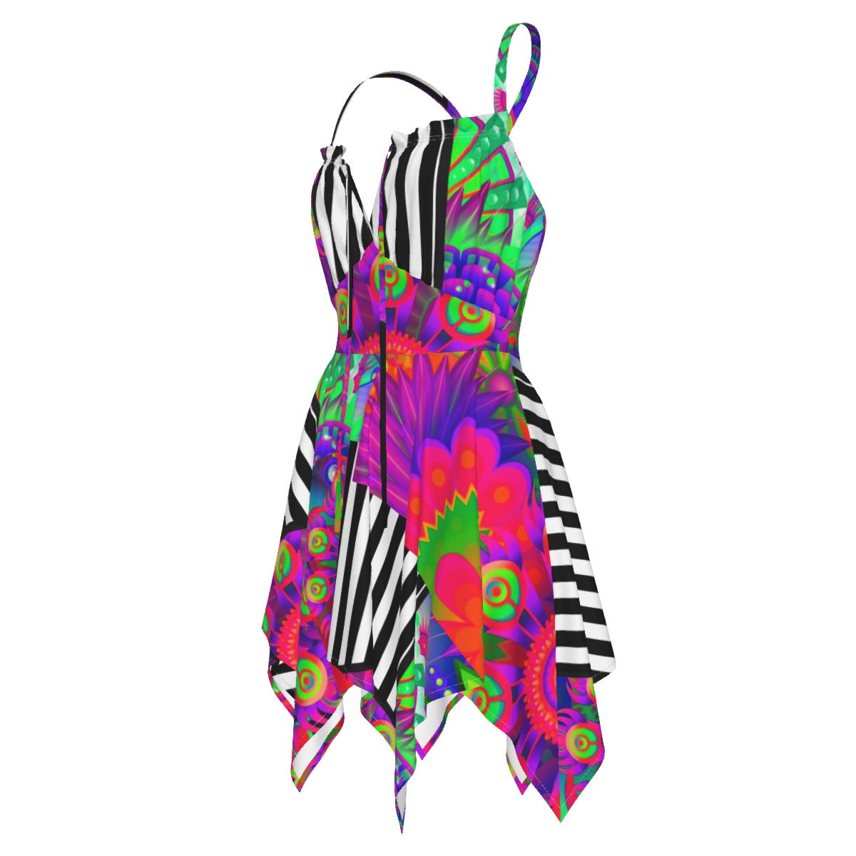 Bold and trippy All-Over Print Women's Sleeveless Dress