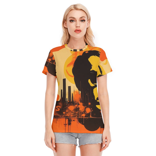 City life  Women's Round Neck T-Shirt | 190GSM Cotton