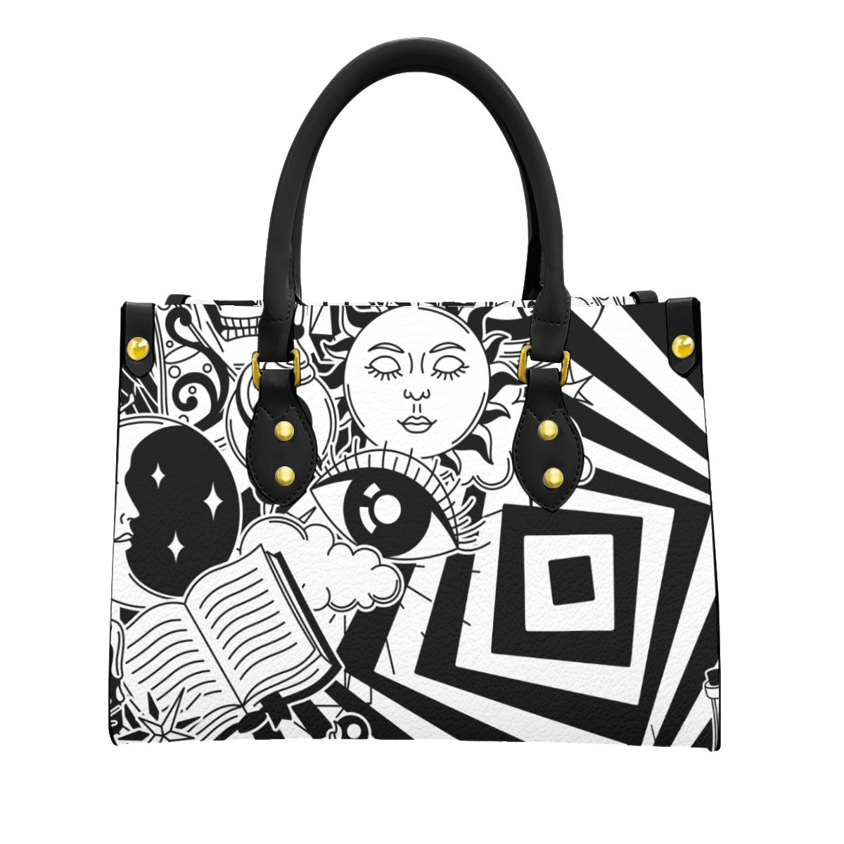 Twilight zone Women's Tote Bag With Black Handle