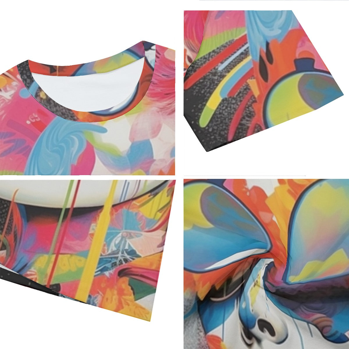 Abstract  O-Neck T-Shirt | 190GSM Cotton