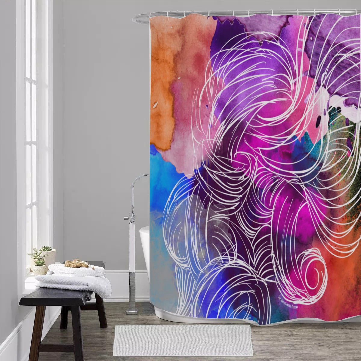 Summer winds Shower Curtain