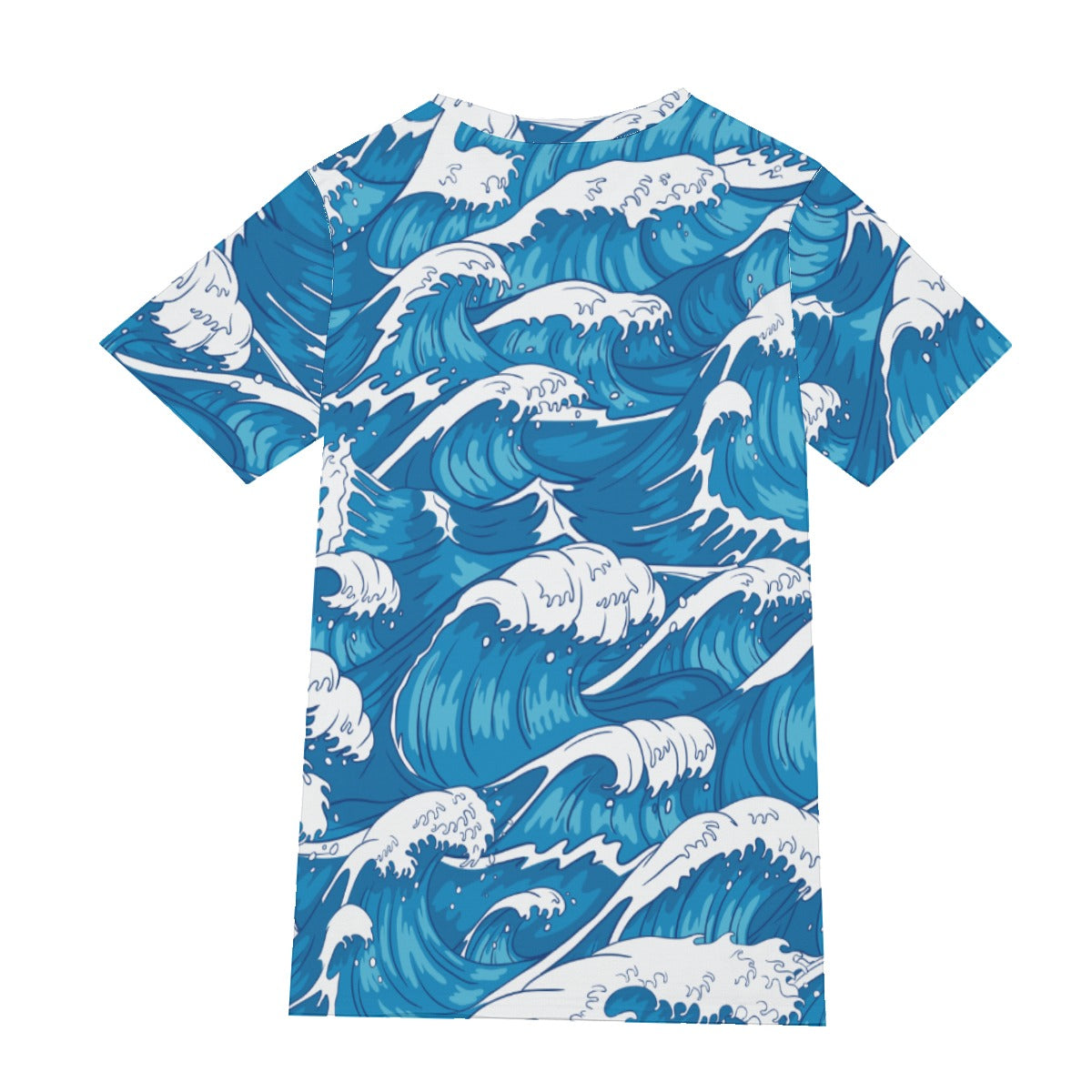 Tiger waves  O-Neck T-Shirt | 190GSM Cotton