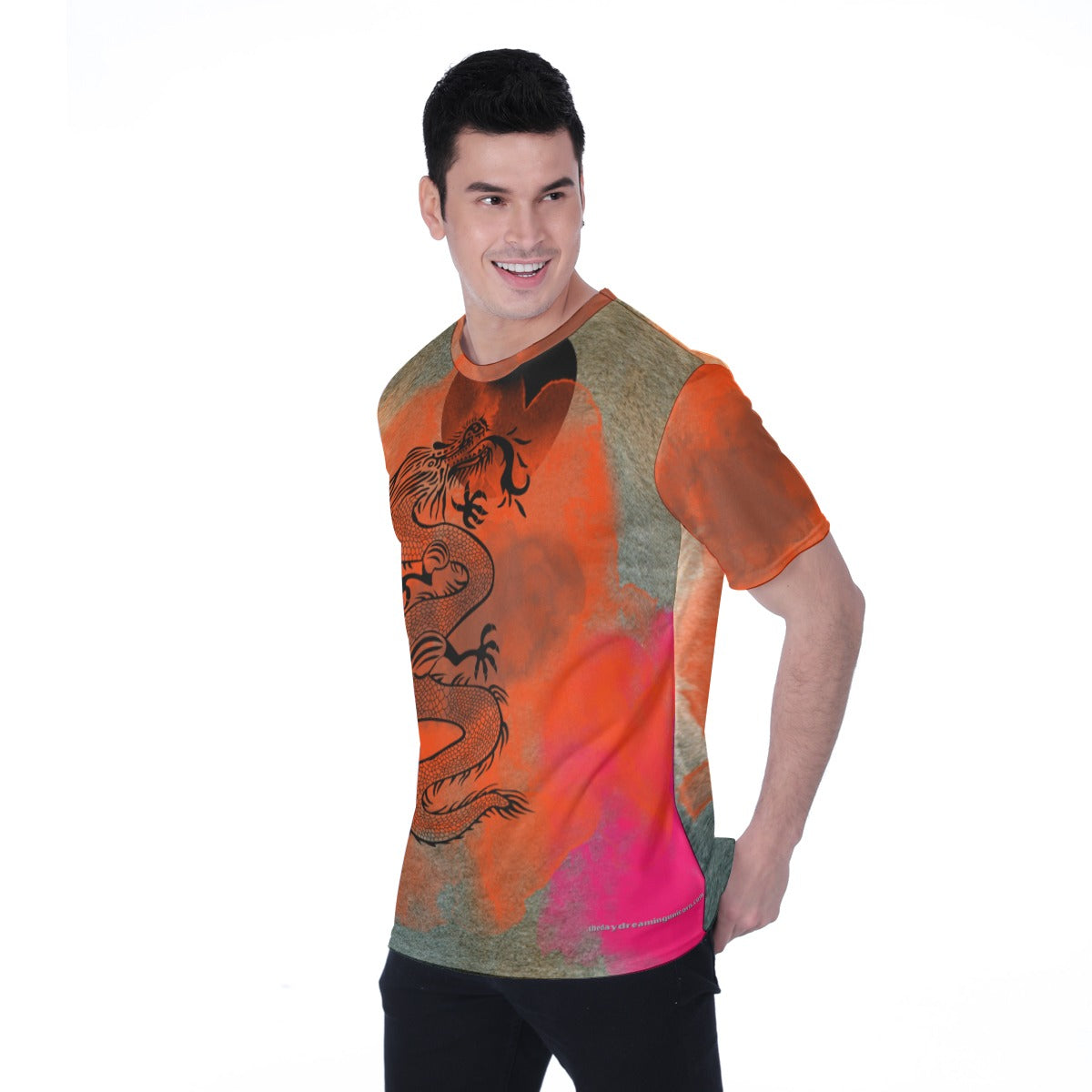 Dragon sun Men's T-shirt | Birdseye